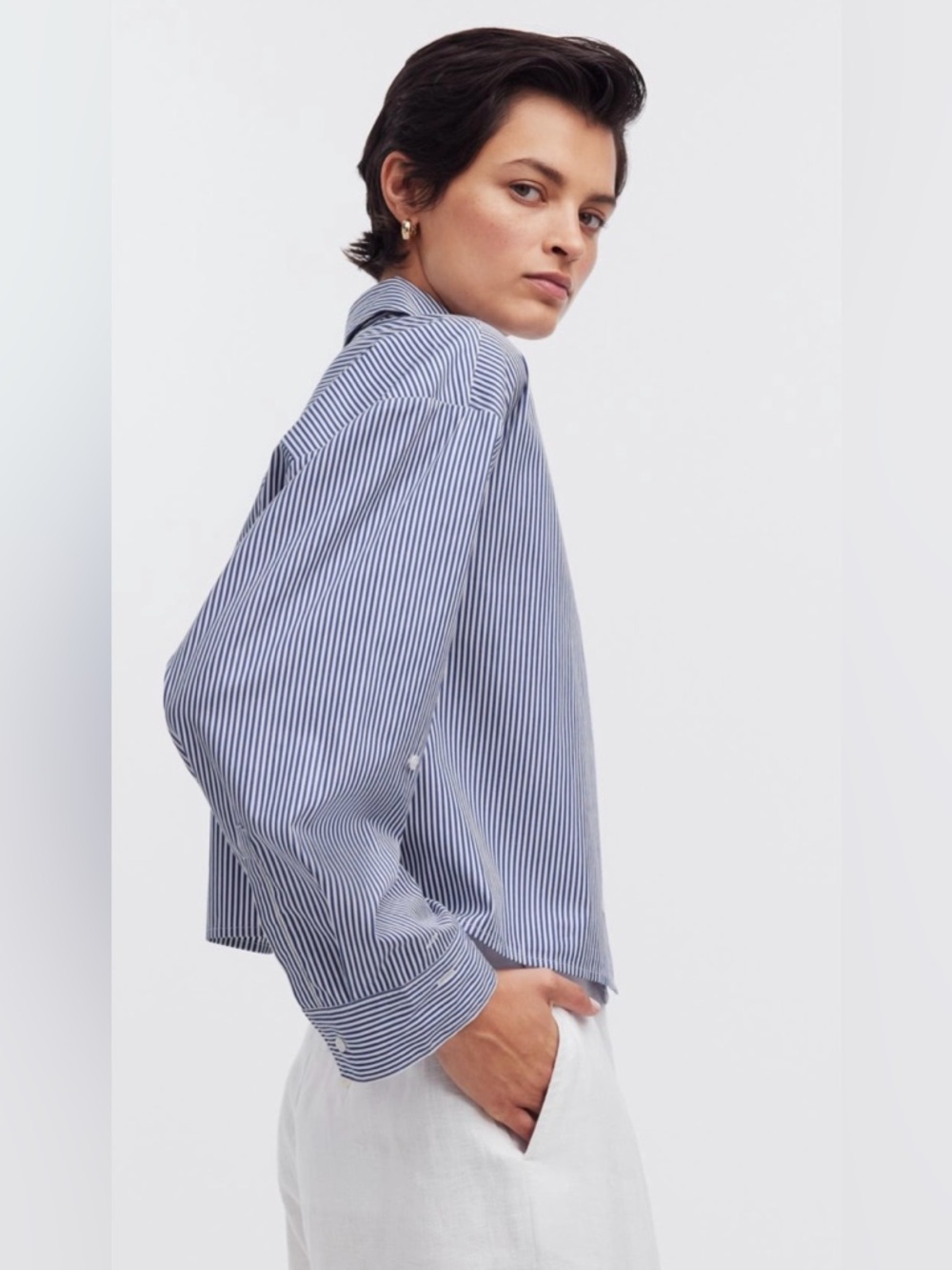 Madewell Striped Button-Up Shirt